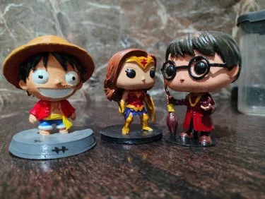 Character Miniature Trio — Reference image