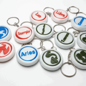 Zodiac Sign Keychain