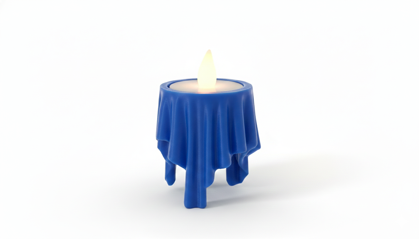 Floating Cloth Tealight Holder